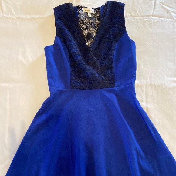 Monteau Dresses & Skirts - Monteau Blue Lace Dress